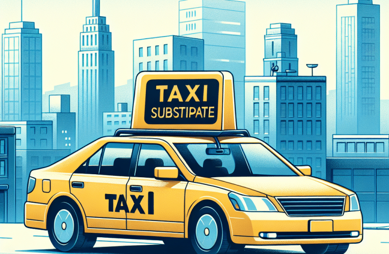 Auto zastępcze Taxi: Jak efektywnie wykorzystać czas oczekiwania na naprawę Twojego pojazdu?