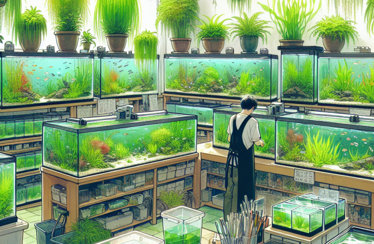 Rośliny akwariowe w sklepie – jak wybrać najlepsze gatunki do Twojego akwarium?