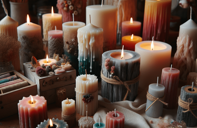 Świece hand made – jak tworzyć własne wyjątkowe świece ozdobne i aromatyczne w domowym zaciszu