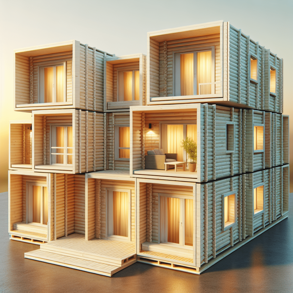 domy modułowe z drewna