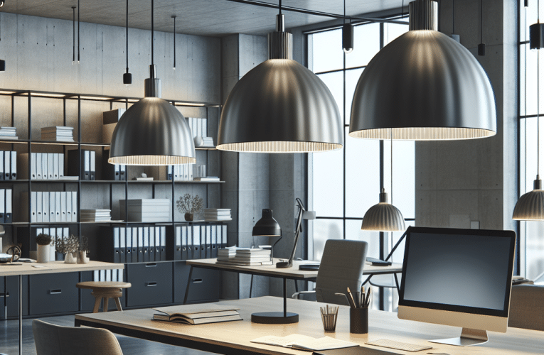Lampy wiszące do biura: Jak wybrać idealne oświetlenie do Twojej przestrzeni pracy?