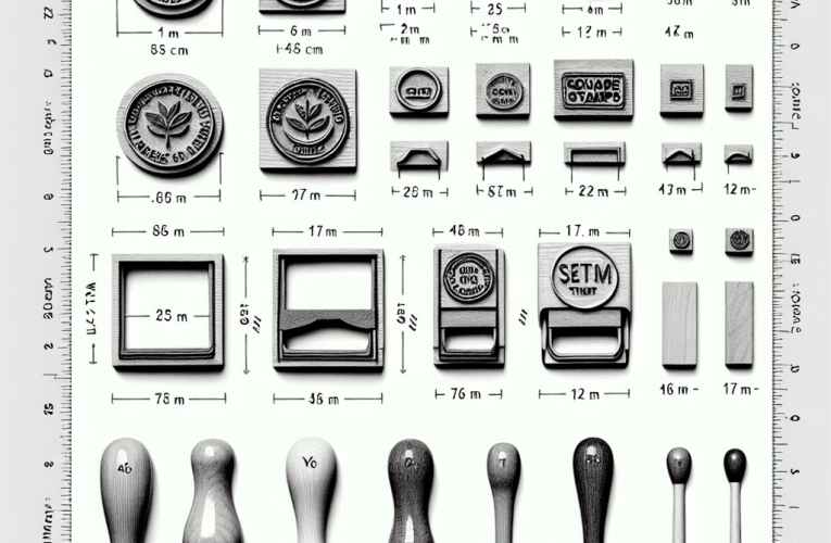 Rozmiary pieczątek – jak wybrać idealną pieczątkę dla swojej firmy?