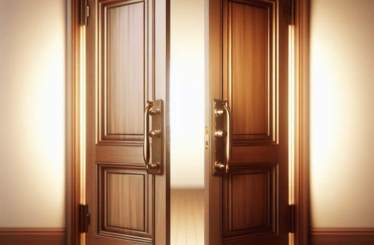 Drzwi uchylane wahadłowe: Jak wybrać i zainstalować idealne do Twojego domu lub biura?