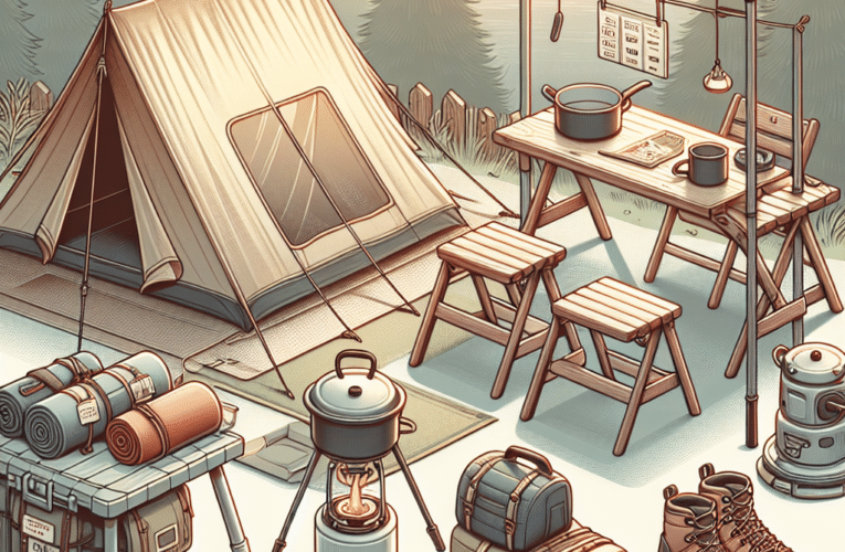 Jakie akcesoria kempingowe warto wybrać w sklepie by zapewnić komfort i bezpieczeństwo na biwaku?