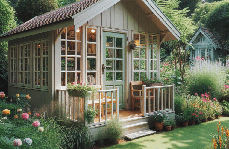 Jak wykorzystać domek ogrodowy 3×4 do stworzenia funkcjonalnej przestrzeni na relaks i pracę?