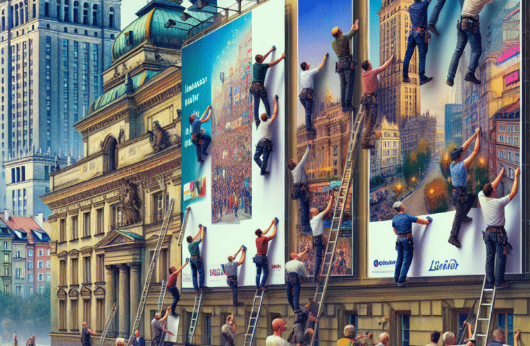 Jak skutecznie montować banery w Warszawie – praktyczne wskazówki i najczęstsze błędy do uniknięcia