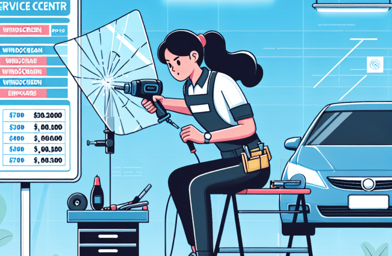 Jakie są koszty naprawy odprysków na szybie i co warto wiedzieć przed wizytą w warsztacie?