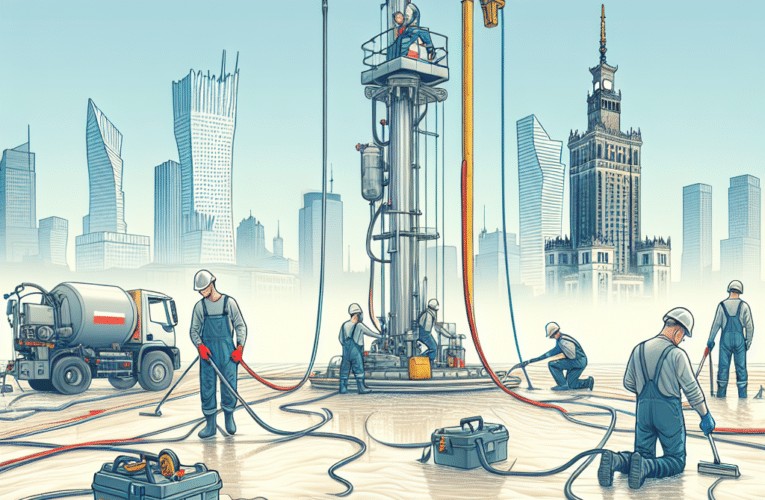 Jak skutecznie przeprowadzić osuszanie podposadzkowe w Warszawie? Kluczowe kroki i najczęstsze problemy do rozwiązania