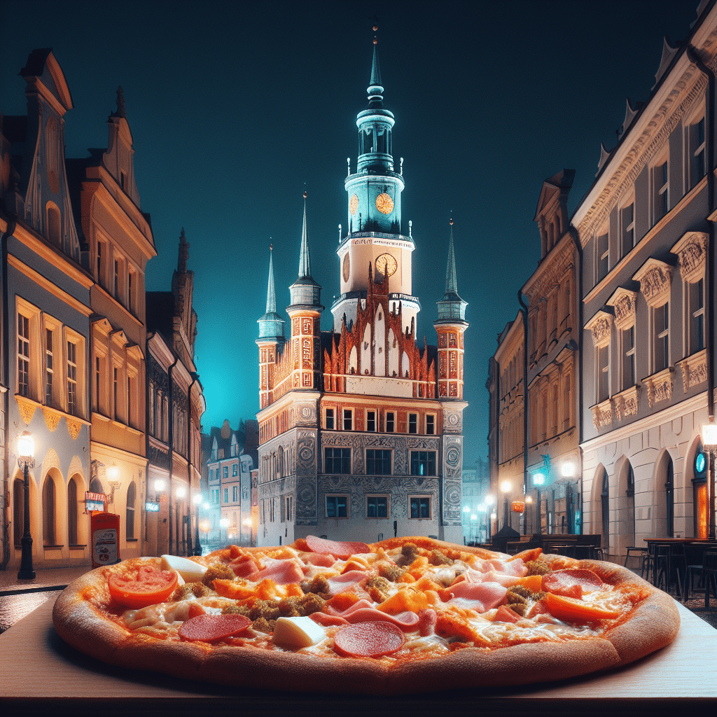 pizza nocą poznań