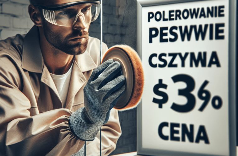 Jakie są koszty polerowania szyb i na co zwrócić uwagę przy wyborze usługi?