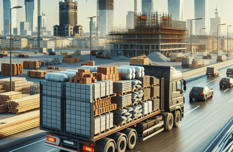 Jak sprawnie zorganizować transport materiałów budowlanych w Warszawie? Praktyczne porady i najważniejsze aspekty do rozważenia