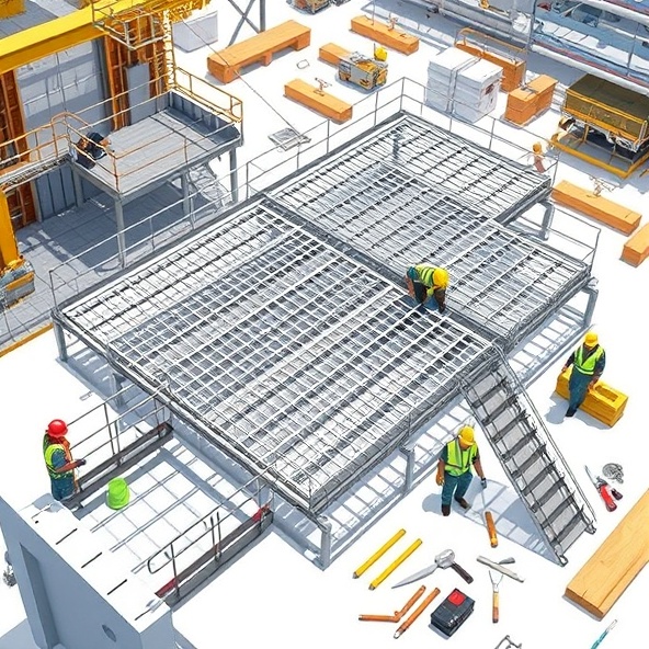 krata pomostowa zgrzewana