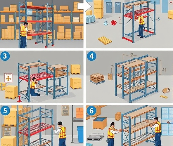 Jak przebiega demontaż regałów magazynowych krok po kroku?