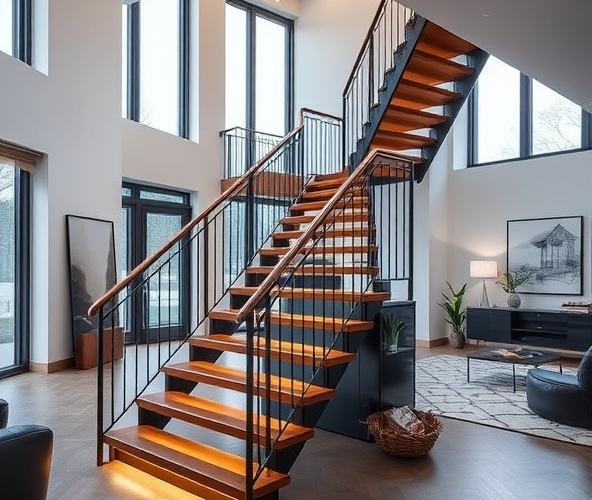 Jak wybrać idealne schody na zamówienie w Warszawie dla Twojego wnętrza?