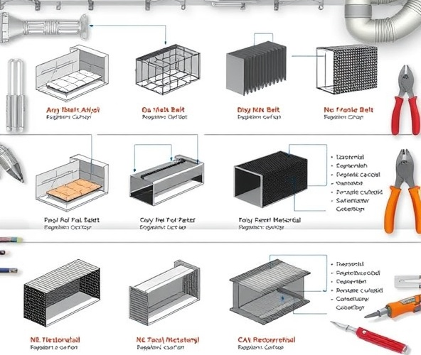 Jak odpowiednio dobrać pasy na matrycy do różnych systemów wentylacyjnych?