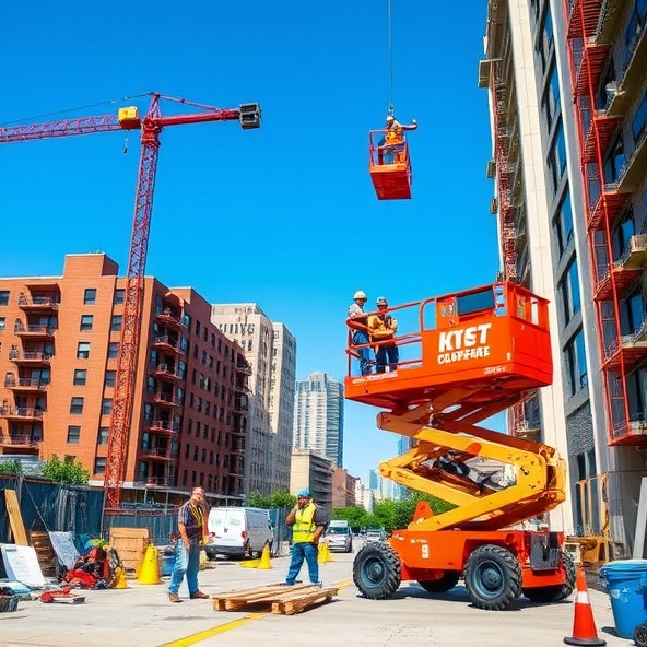 wynajem podnośnika koszowego