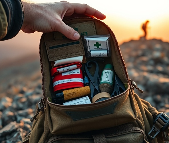 Jakie apteczki taktyczne do 300 g wybrać na samotny trekking?