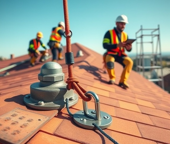Asekuranty przy remoncie dachu: jak zapewnić zgodność z BHP?