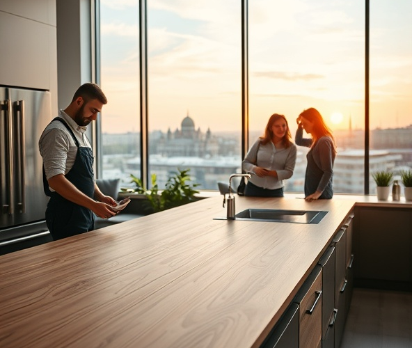 Gdzie w Warszawie kupić blaty kuchenne Egger z montażem?