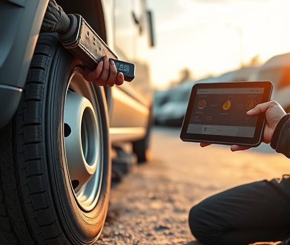 Jak wykryć flak opony w flocie i ograniczyć przestoje?