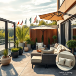 jak zabezpieczyć taras przed wiatrem