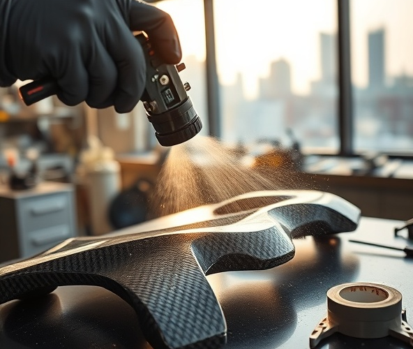 Czy lakierowanie nietypowych elementów z carbonu w Warszawie jest trwałe?