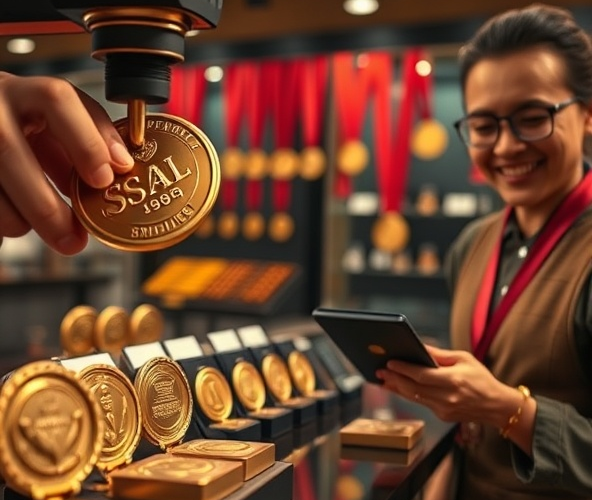 Jak personalizacja wpływa na sprzedaż medali z grawerem?