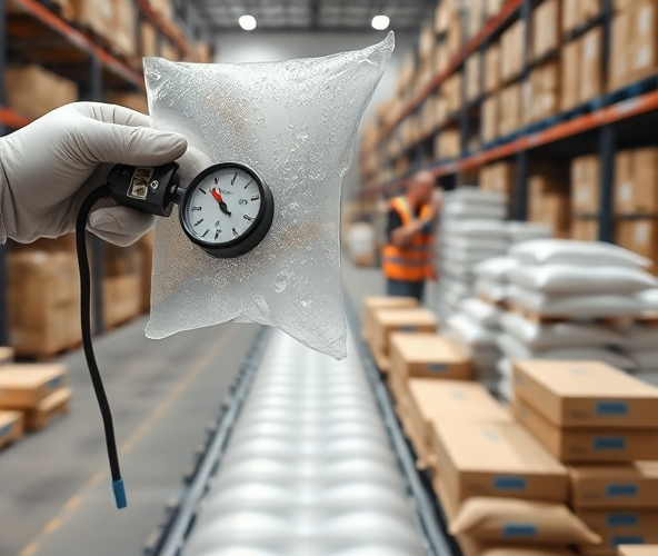 Jak sprzedawca wykrywa nieszczelne poduszki pneumatyczne przed wysyłką?