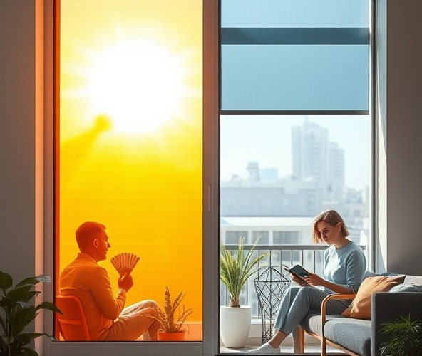 Ile zaoszczędzę na chłodzeniu dzięki roletom materiałowym zewnętrznym?