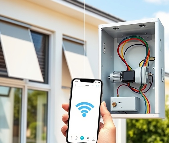 Jak podłączyć napęd Wi‑Fi do rolet zewnętrznych przeciwsłonecznych?