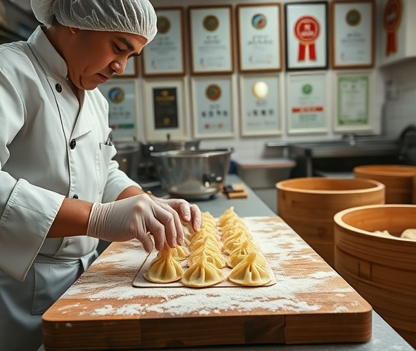 Jakie certyfikaty powinien mieć producent xiao long bao?