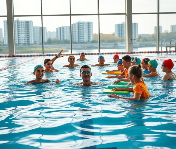 Ile kosztuje grupowy miesięczny kurs nauki pływania na Białołęce?