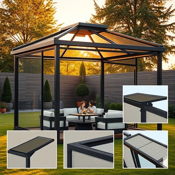 altany ogrodowe nowoczesne