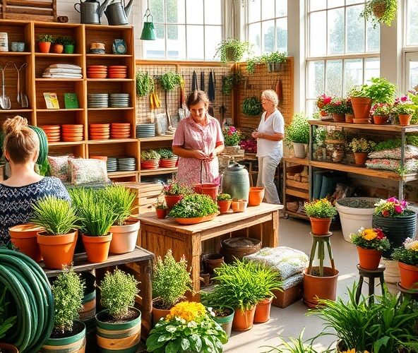 Jak ustawić artykuły ogrodnicze i narzędzia, by przyciągnąć klientów?