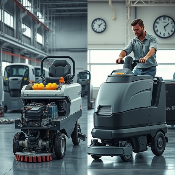 baterie do maszyn czyszczących