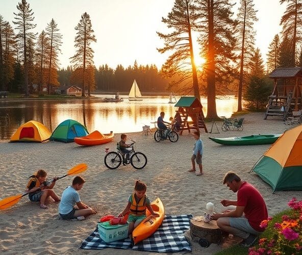 Jak campingi nad jeziorem mogą przyciągnąć rodziny z dziećmi?