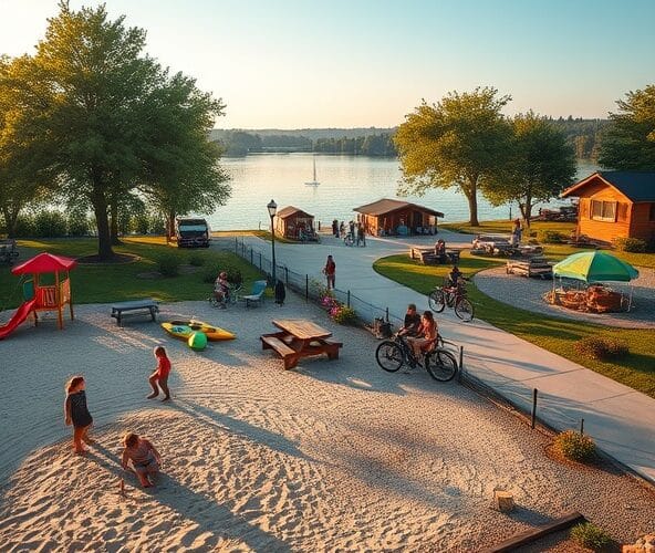 Jak campingi nad jeziorem mogą przyciągnąć rodziny z dziećmi?