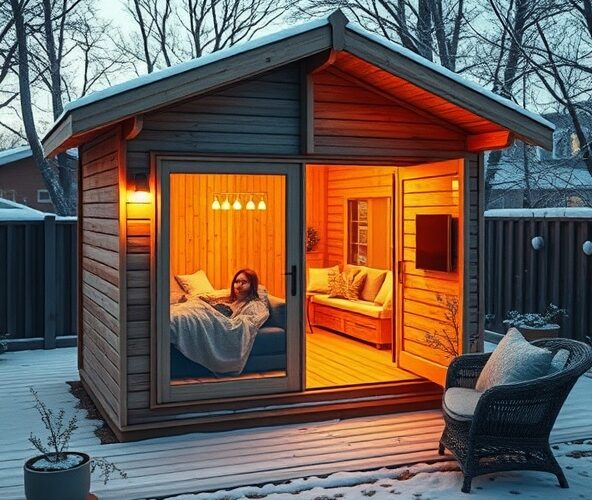 Czy ocieplać domek ogrodowy z tarasem przy ogrzewaniu elektrycznym?