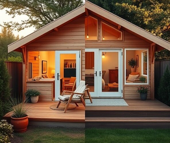 Czy ocieplać domek ogrodowy z tarasem przy ogrzewaniu elektrycznym?