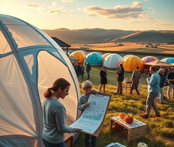 Jak bez programów oszacować sezonowy popyt na namioty sferyczne?