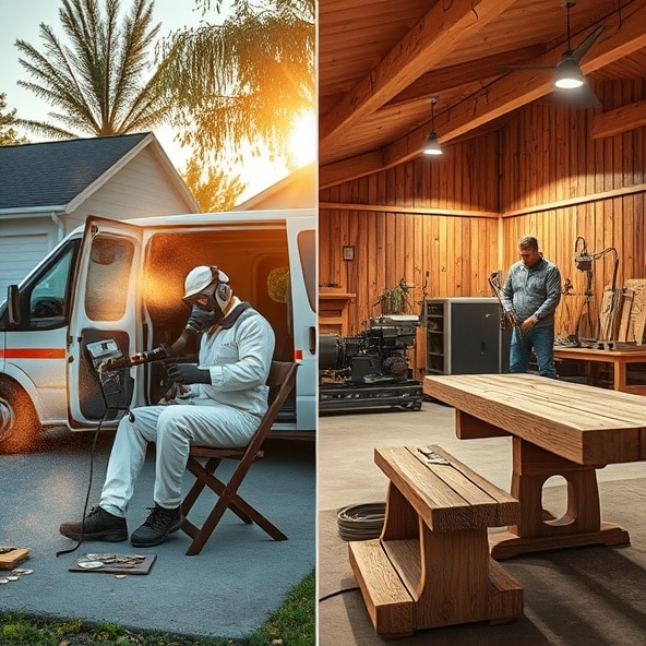 piaskowanie drewna cena