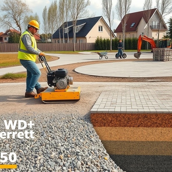 układanie kostki brukowej książenice