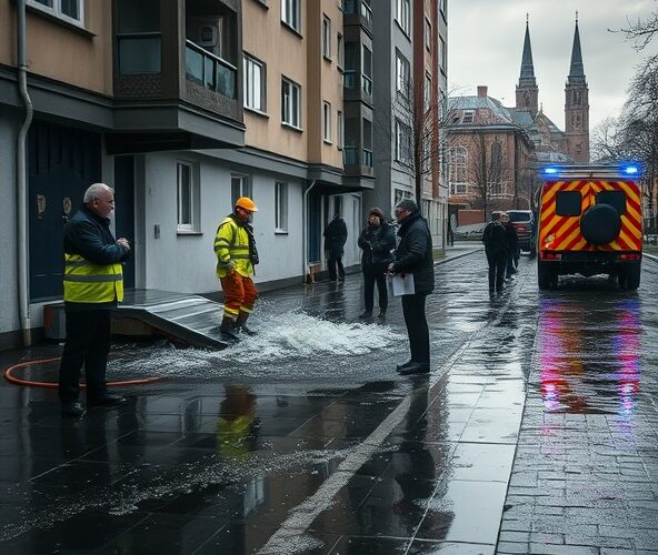 Wyciek wody w Płocku: zgłaszać pogotowiu czy spółdzielni?