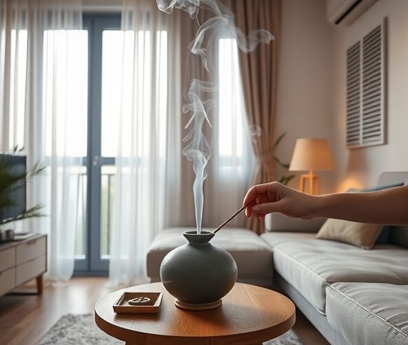 Jak używać kadzideł backflow w kawalerce z wentylacją grawitacyjną, by uniknąć zadymienia?