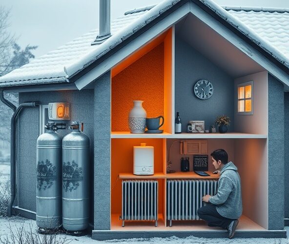 Czy ogrzewanie domu gazem z butli opłaca się przy słabym ociepleniu?