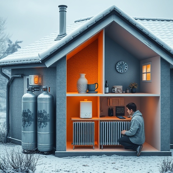 ogrzewanie domu gazem z butli