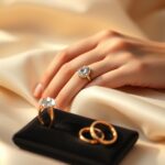 złote pierścionki z cyrkonią