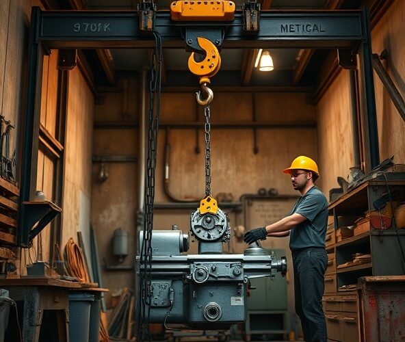 Jak dobrać dźwignik zębatkowy ręczny do podnoszenia maszyn w małym warsztacie?