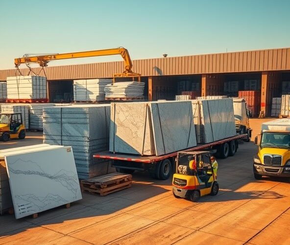 Jak obniżyć koszty transportu przy sprzedaży granitu hurtem?