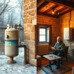 ogrzewanie gazowe z butli przydomowej